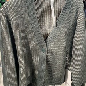 Lululemon cotton blend cardigan